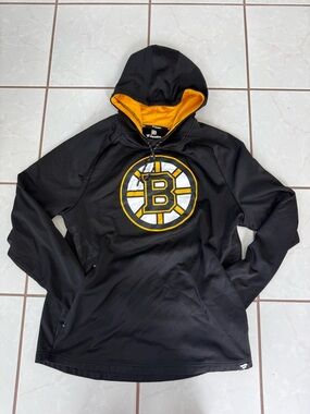 Fanatics Boston Bruins Black & Gold Hoodie L